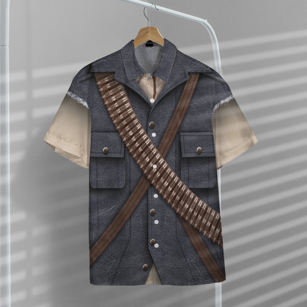 Gearhuman 3D John Marston Custom Short Sleeve Shirt GV171124 Short Sleeve Shirt 