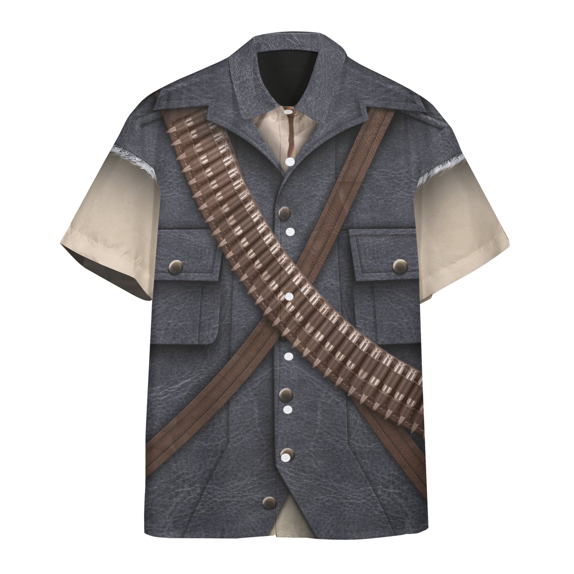 Gearhuman 3D John Marston Custom Short Sleeve Shirt GV171124 Short Sleeve Shirt Short Sleeve Shirt S 