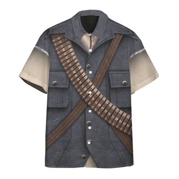Gearhumans 3D John Marston Custom Short Sleeve Shirt