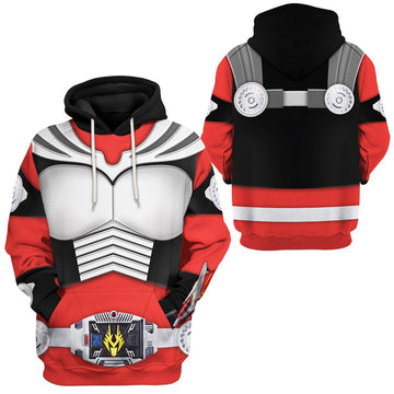 Gearhuman 3D Kamen Rider Ryuki Tshirt Hoodie Apparel GB25014 3D Apparel Hoodie S