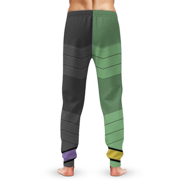 Gearhumans 3D Kamen Rider W Cyclone Joker Form Sweatpants