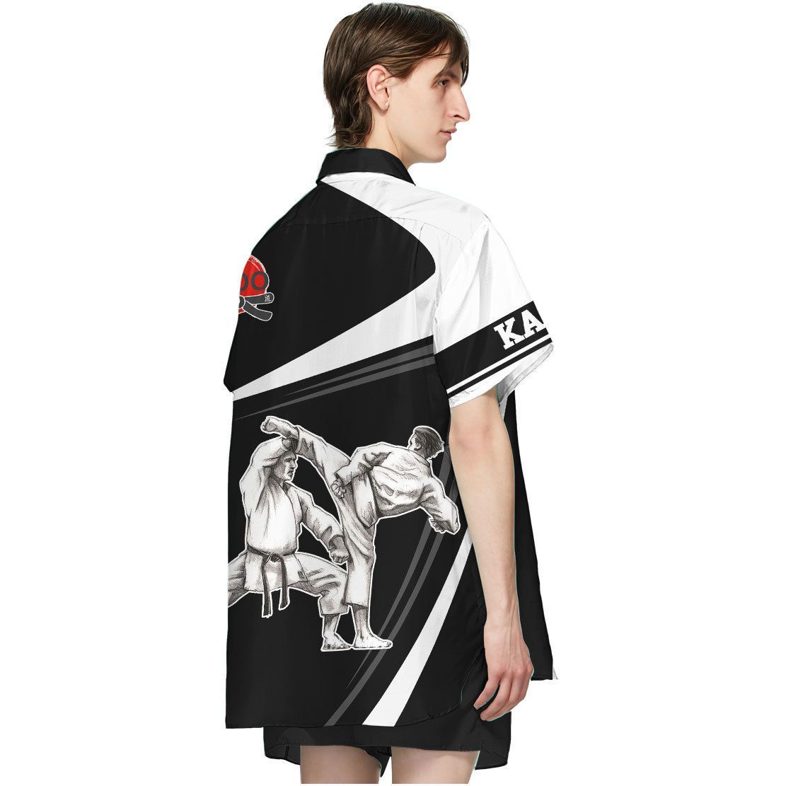 Gearhuman 3D Karate Custom Name Hawaii Shirt ZK1606211 Short Sleeve Shirt 