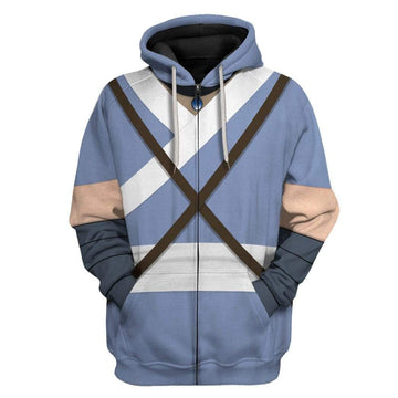 Gearhumans 3D Katara The Last Airbender Custom Hoodie Apparel