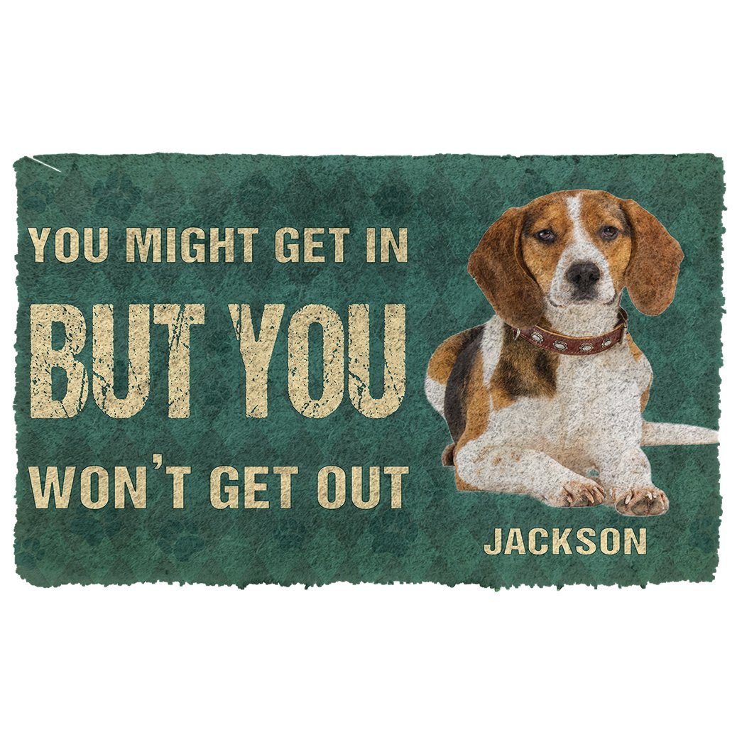 Gearhuman 3D Keep Door Closed Beagles Dog Custom Gender Doormat GV290111 Doormat Doormat S(15,8''x23,6'')
