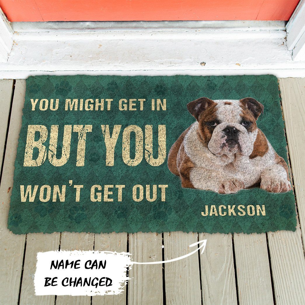 Gearhuman 3D Keep Door Closed Bulldogs Dog Custom Gender Doormat GV290113 Doormat