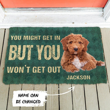 Gearhuman 3D Keep Door Closed Poodles Dog Custom Gender Doormat GV290112 Doormat