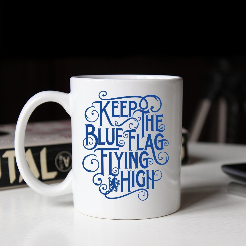 Gearhuman 3D Keep The Blue Flag Flying High Mug ZK0106214 Mug 