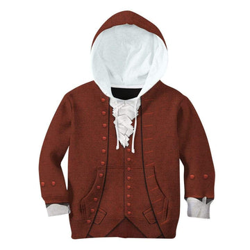 Gearhumans 3D Kid Hoodie Custom Benjamin Franklin Apparel