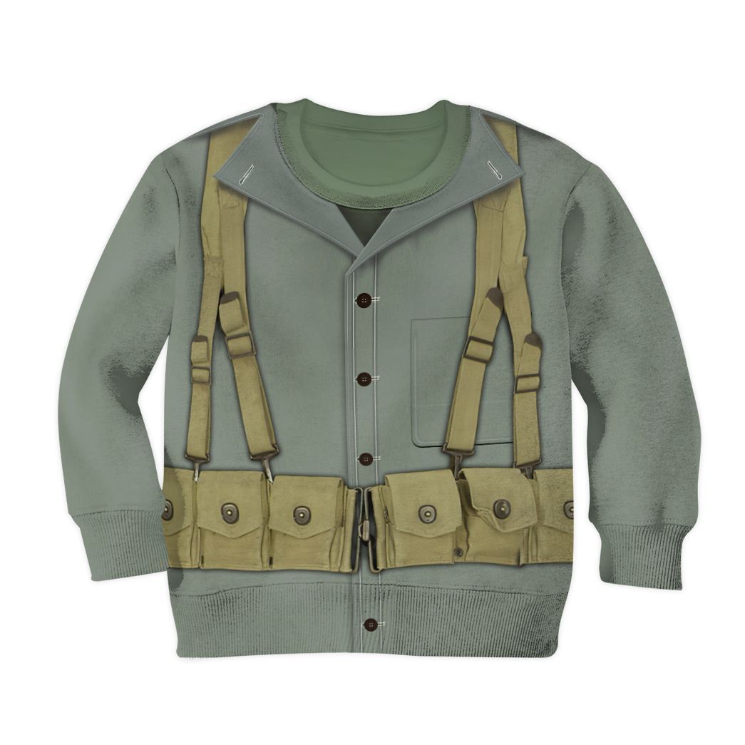Gearhuman 3D Kid MARINE CORPS Uniform Custom Tshirt Hoodie Apparel CK07124 Kid 3D Apparel Long Sleeve S 