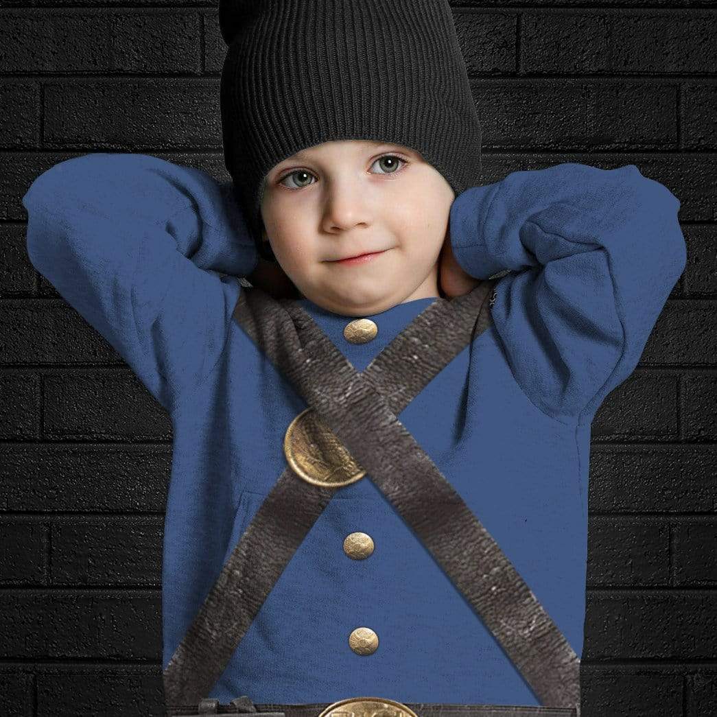 Gearhuman 3D Kid US Civil War Union Infantry Uniform Hoodie Apparel GA26032 Kid 3D Apparel 