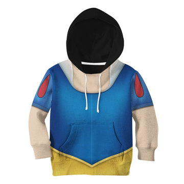 Gearhuman 3D Kids Snow White Custom Tshirt Hoodie Appreal CC11123 Kid 3D Apparel Kid Hoodie XS 
