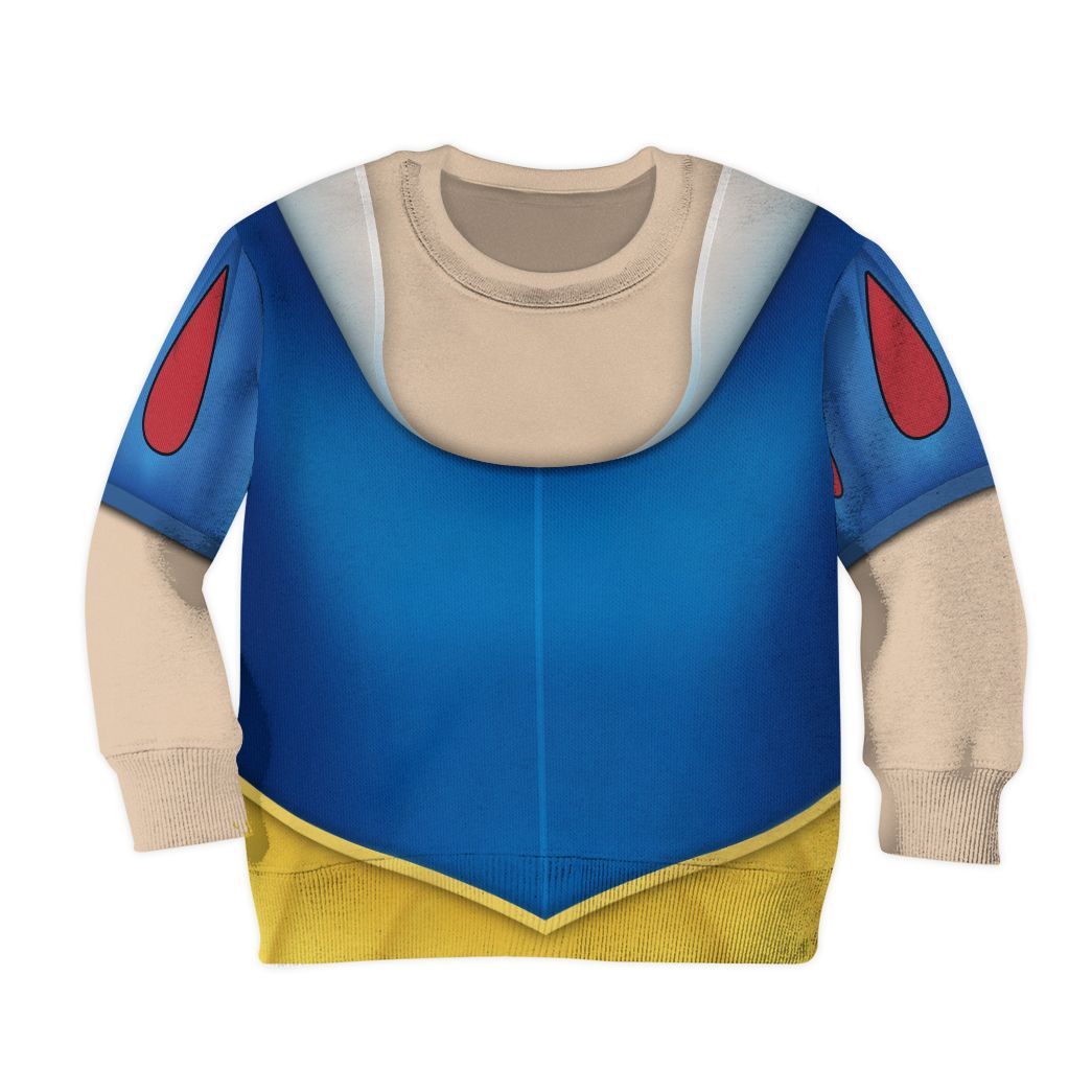 Gearhuman 3D Kids Snow White Custom Tshirt Hoodie Appreal CC11123 Kid 3D Apparel Kid Sweatshirt 2XS 