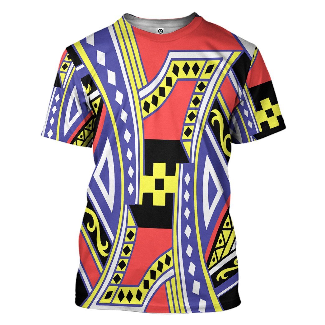 Gearhuman 3D King of Diamonds Cesar Custom Tshirt Hoodie Apparel GC12013 3D Apparel T-Shirt S 