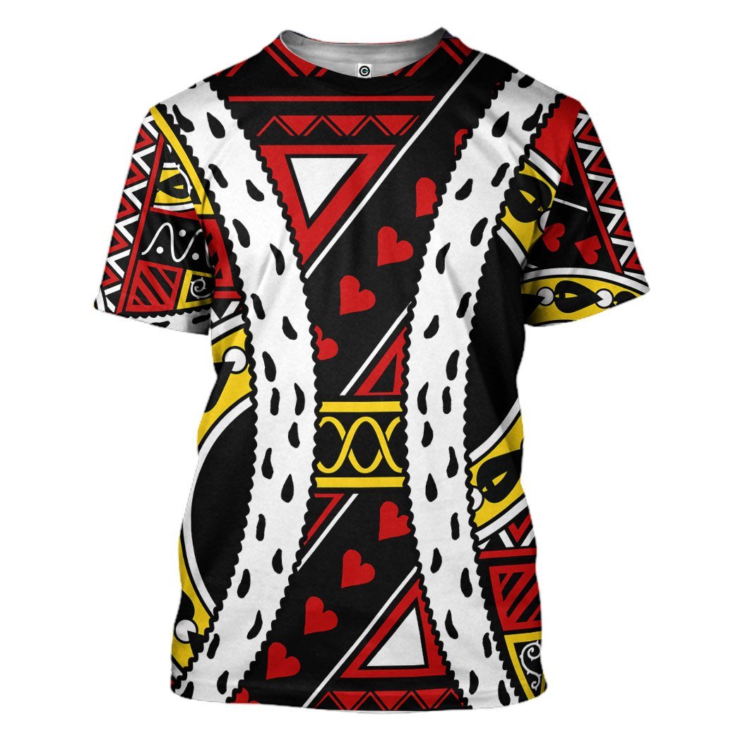 Gearhuman 3D King of Hearts Charles Custom Tshirt Hoodie Apparel CC12011 3D Apparel T-Shirt S 