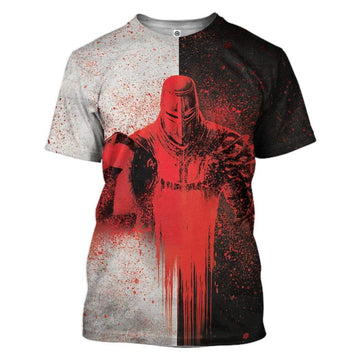 Gearhumans 3D Knight Templar Custom T-Shirts Hoodies Apparel