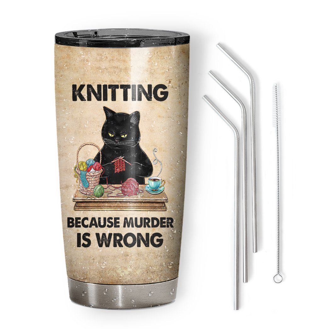 Gearhuman 3D Knitting Knowledge Custom Tumbler GB07129 Tumbler 