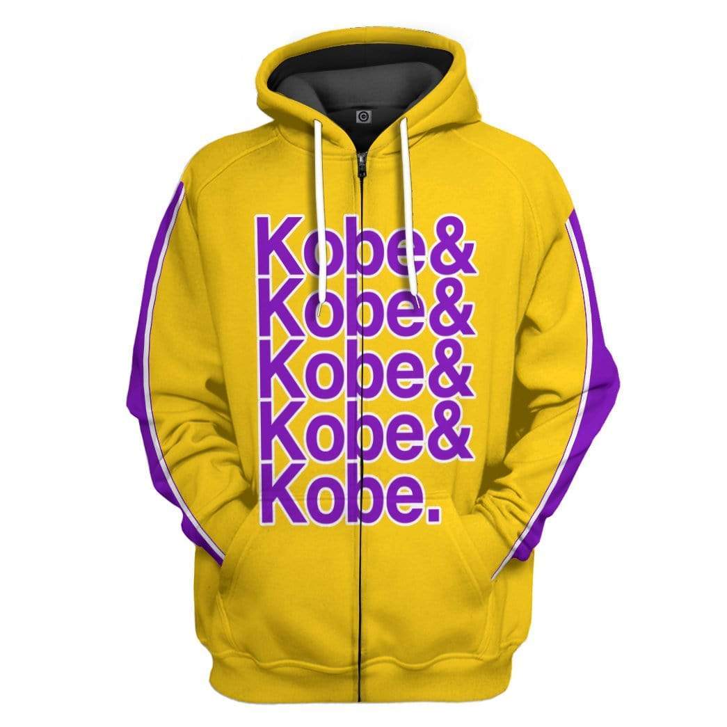 Gearhumans 3D Kobe Bryant Custom Hoodie Apparel