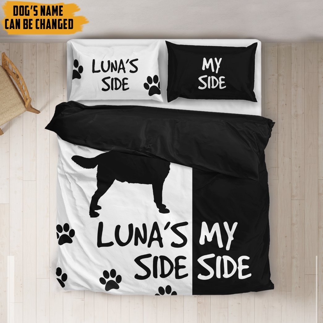 Gearhuman 3D Labrador Retrievers Side My Side Custom Name Bedding Set GW11034 Bedding Set