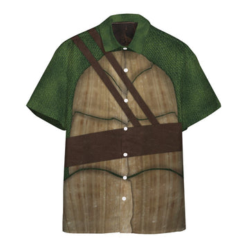 Gearhuman 3D Leonardo TMNT Leo Custom Short Sleeve Shirt GV291210 Short Sleeve Shirt Short Sleeve Shirt S 