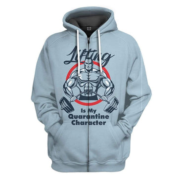 Gearhumans 3D Lifting is My Character Custom Hoodie Apparel