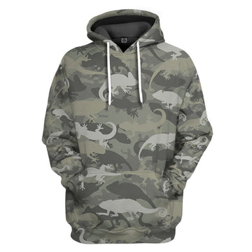 Gearhumans 3D Lizard Camo Custom Tshirt Hoodie Apparel