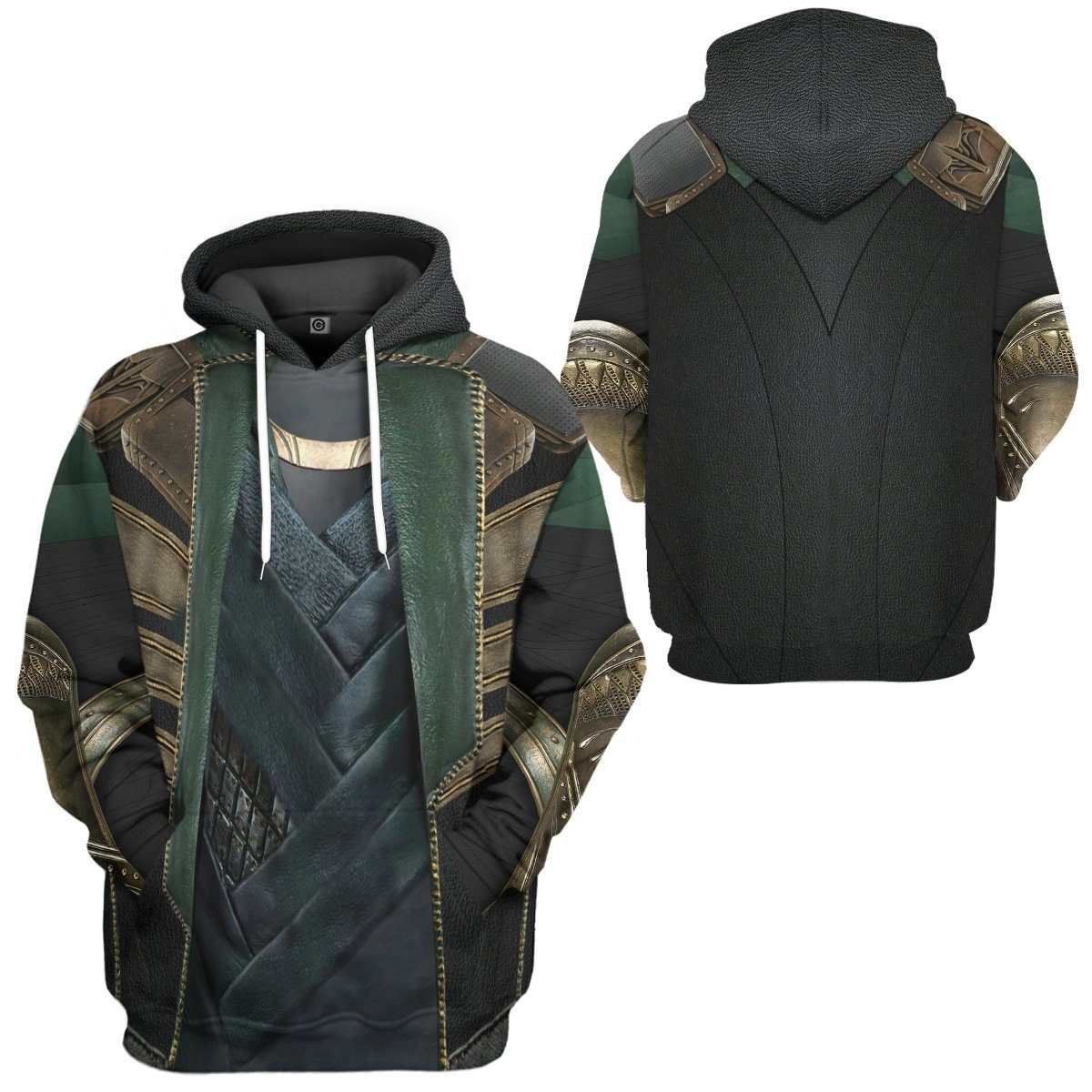 Gearhuman 3D Loki Laufeyson Costume Custom Hoodie Apparel GW11092 3D Custom Fleece Hoodies 