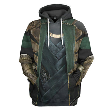 Gearhumans 3D Loki Laufeyson Costume Custom Hoodie Apparel