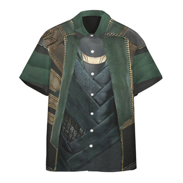Gearhumans 3D Loki Laufeyson Costume Custom Short Sleeve Shirt
