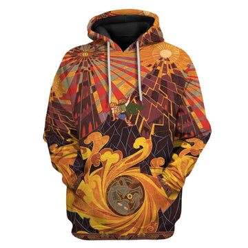 Gearhumans 3D Lord Of The Rings The Destroys The Ring Custom Hoodie Apparel