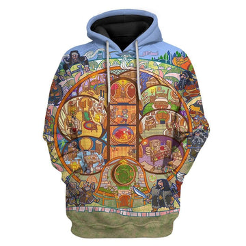 Gearhumans 3D Lord Of The Rings The Hobbit An Unexpected Journey Custom Hoodies Apparel