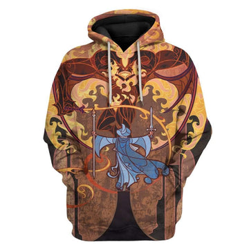 Gearhumans 3D Lord Of The Rings The Hobbit Gandalf And Balrogs Custom Hoodie Apparel
