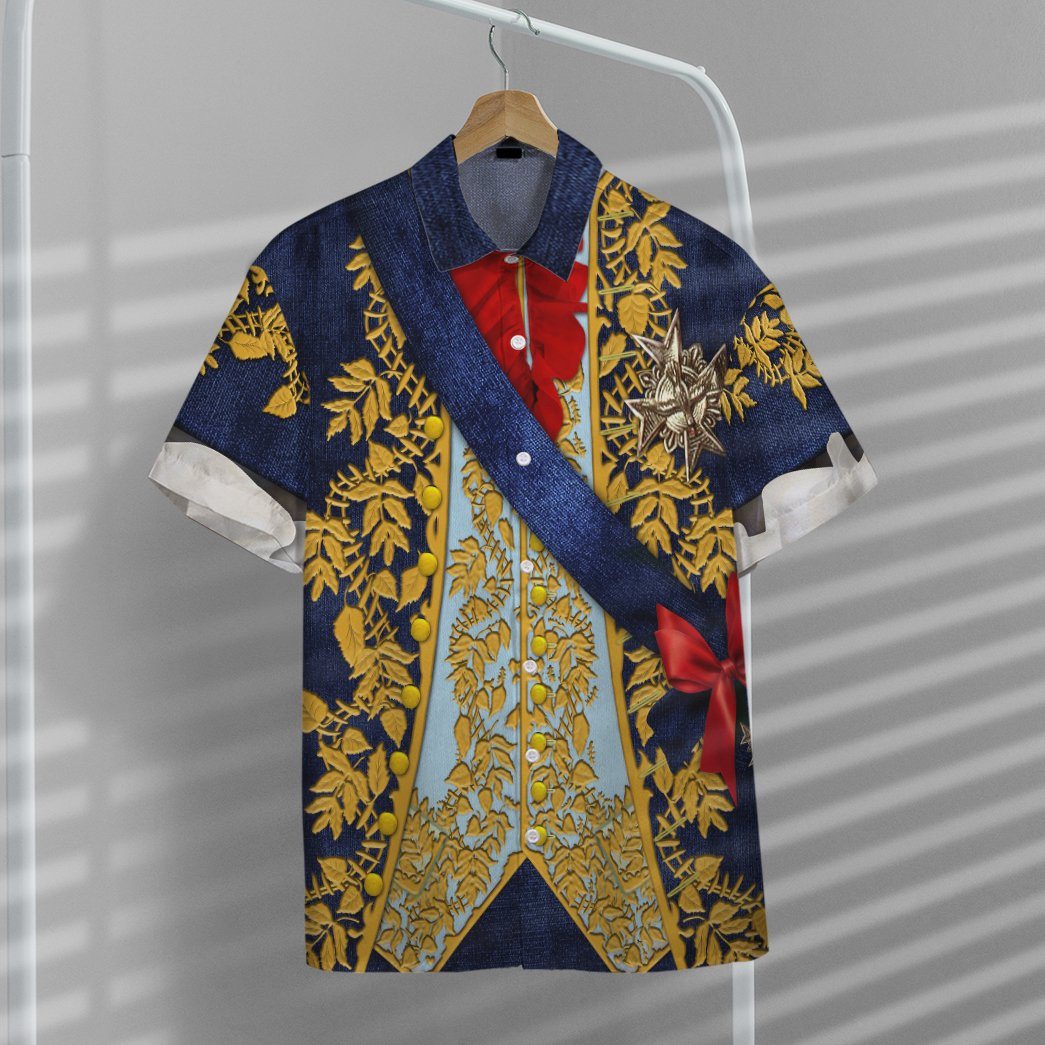 Gearhuman 3D Louis XV Custom Short Sleeve Shirt GV171123 Short Sleeve Shirt 