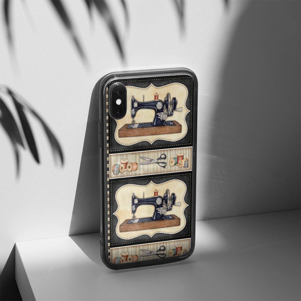 Gearhuman 3D Love Sewing Custom Phonecase GB05014 Glass Phone Case 