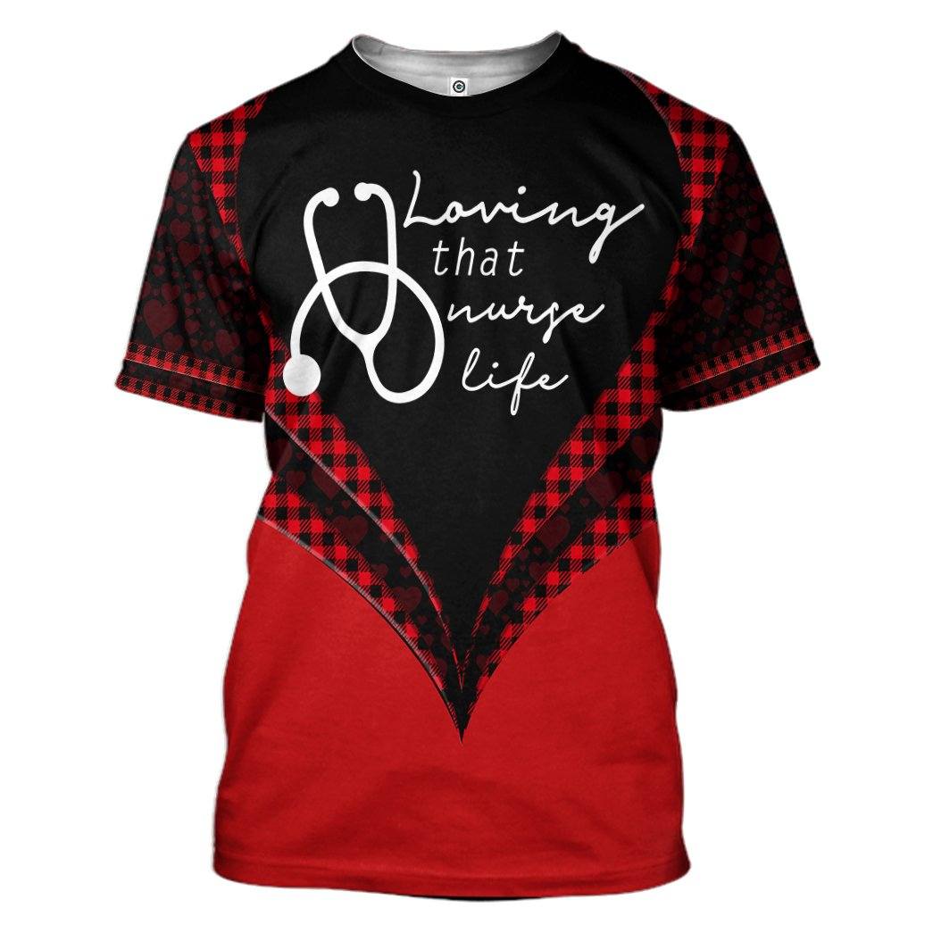 Gearhuman 3D Loving That Love Life Valentine Custom Tshirt Hoodie Apparel GV140111 3D Apparel T-Shirt S 