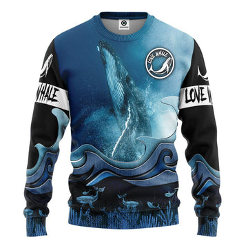 Gearhumans 3D Loving Whale Watching Custom Tshirt Hoodie Apparel