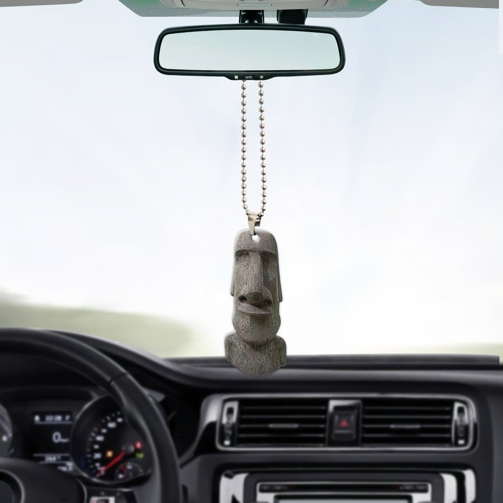 Gearhuman 3D Massive Easter Island Moai Head Statue Car Hanging ZK1806212 Car Hanging 