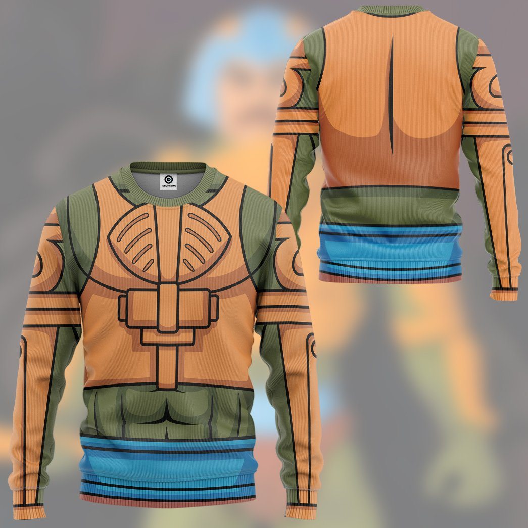 Gearhuman 3D Master Of The Universe Man At Arms Custom Tshirt Hoodie Apparel GW21014 3D Apparel 