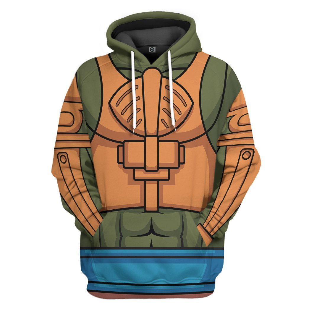 Gearhuman 3D Master Of The Universe Man At Arms Custom Tshirt Hoodie Apparel GW21014 3D Apparel Hoodie S 