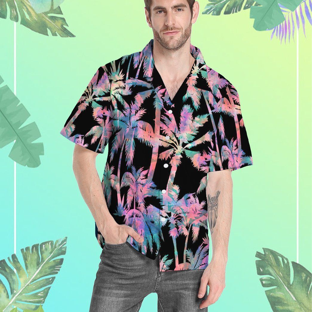 Gearhuman 3D Maui Palm Hawaii Shirt ZC0306214 Hawai Shirt 
