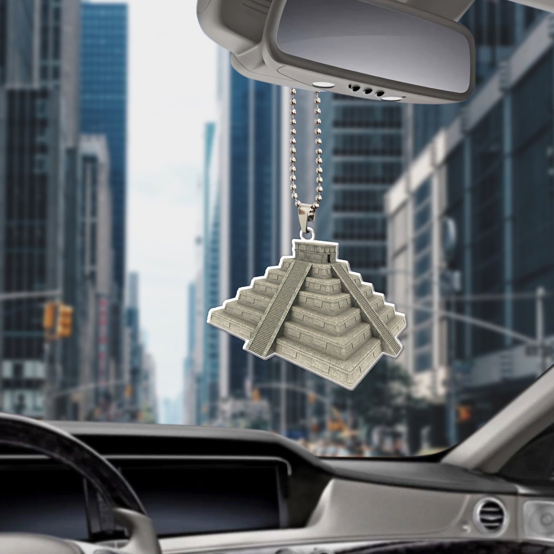Gearhuman 3D Mayan Pyramid Car Hanging ZK1806216 Car Hanging 