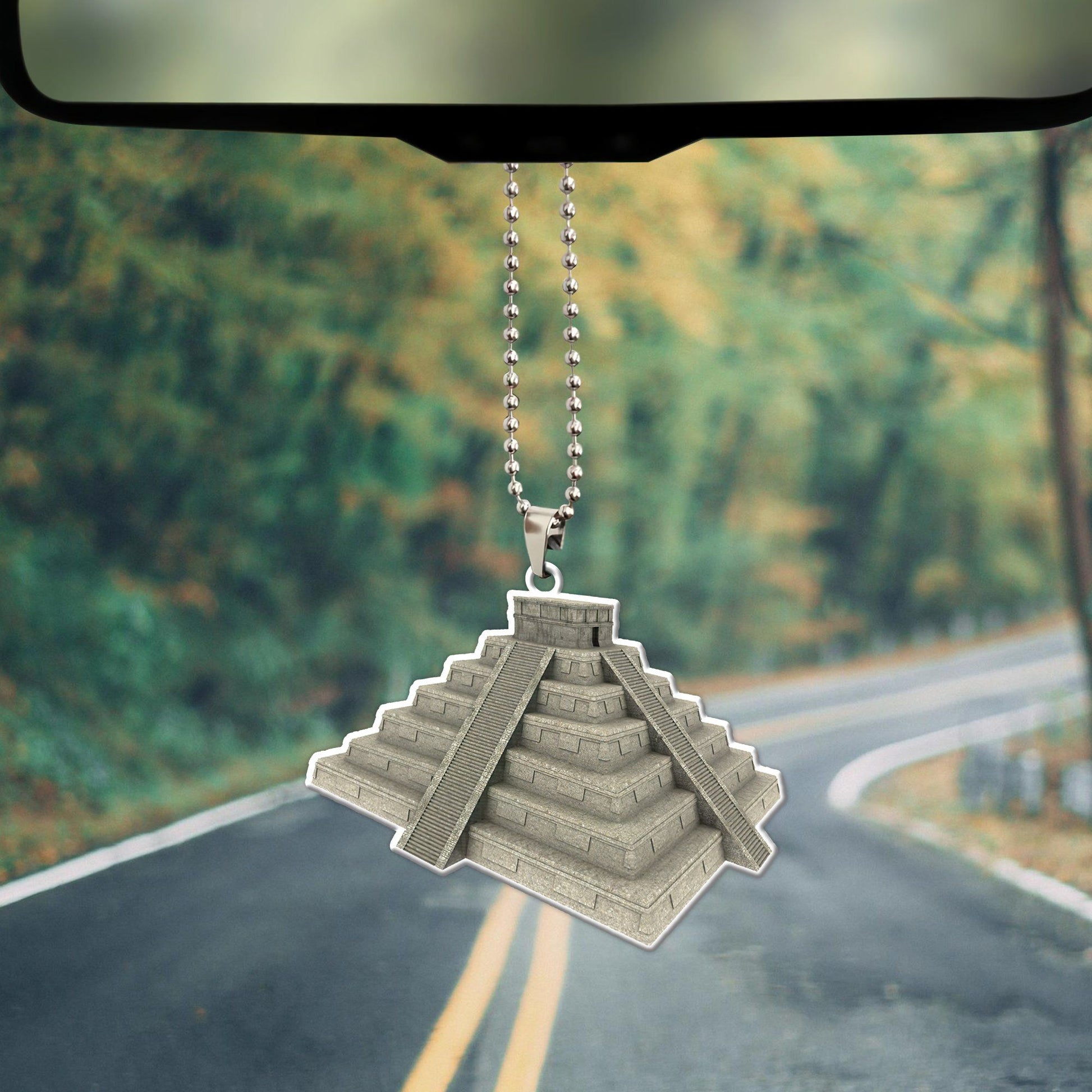 Gearhuman 3D Mayan Pyramid Car Hanging ZK1806216 Car Hanging 