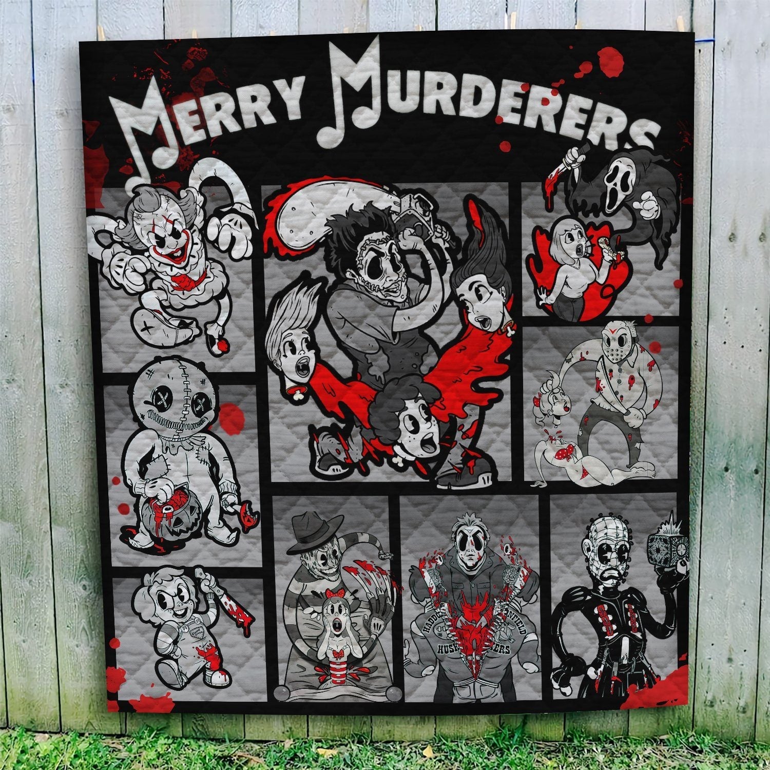 Gearhuman 3D Merry Murderers Custom Quilt Blanket GW26085 Quilt 