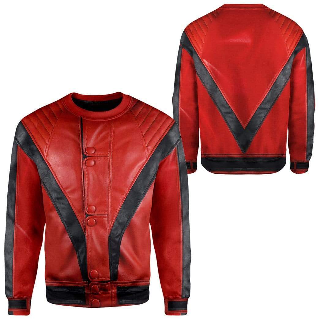 Gearhuman 3D Michael Jackson Custom Tshirt Fleece Hoodie Apparel GL21071 3D Custom Fleece Hoodies 