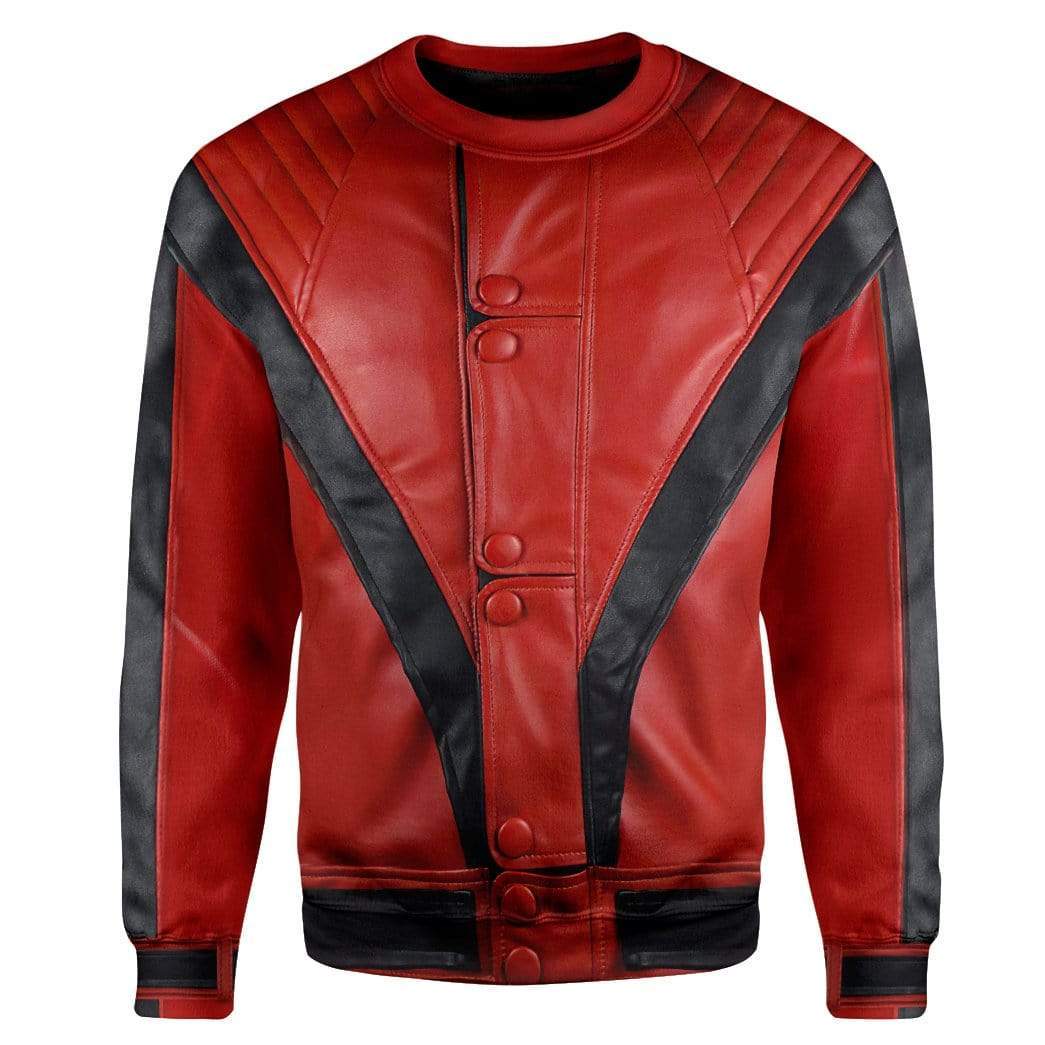 Gearhuman 3D Michael Jackson Custom Tshirt Fleece Hoodie Apparel GL21071 3D Custom Fleece Hoodies Long Sleeve S 