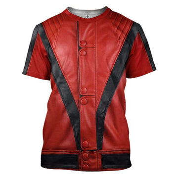Gearhuman 3D Michael Jackson Custom Tshirt Fleece Hoodie Apparel GL21071 3D Custom Fleece Hoodies T-Shirt S 