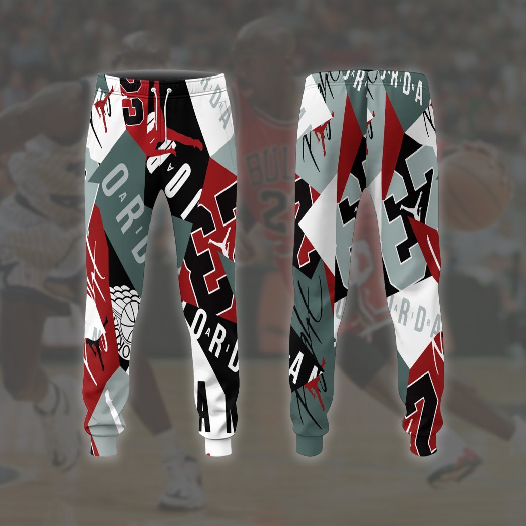 Gearhuman 3D Michael Jordan 23 Custom Sweatpants GW08104 Sweatpants 