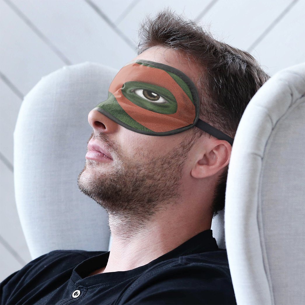 Gearhuman 3D Michelangelo TMNT Mike Mikey Sleep Eyes Cover GV29123 Sleep Eyes Cover 