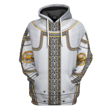 Gearhuman 3D Middle Ages Knight Armour Custom Hoodie Apparel GW200813 3D Custom Fleece Hoodies Hoodie S 