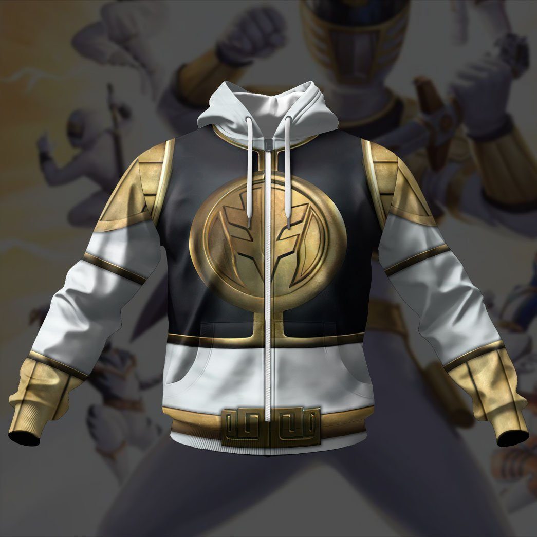 Gearhumans 3D Mighty Morphin Power Ranger Baseball Jacket