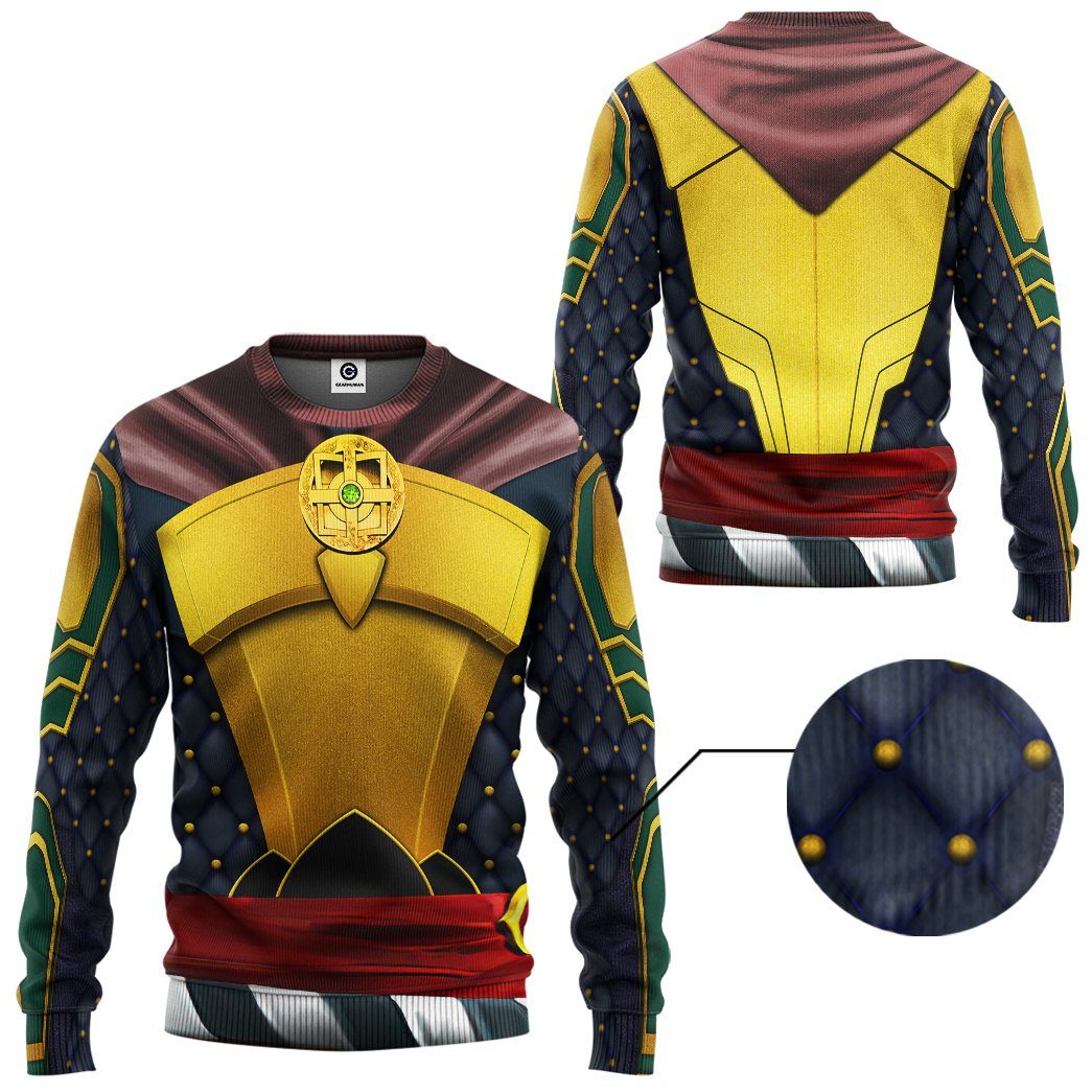 Gearhuman 3D Mortal Kombat Raiden Costume Tshirt Hoodie Apparel GK28011 3D Apparel
